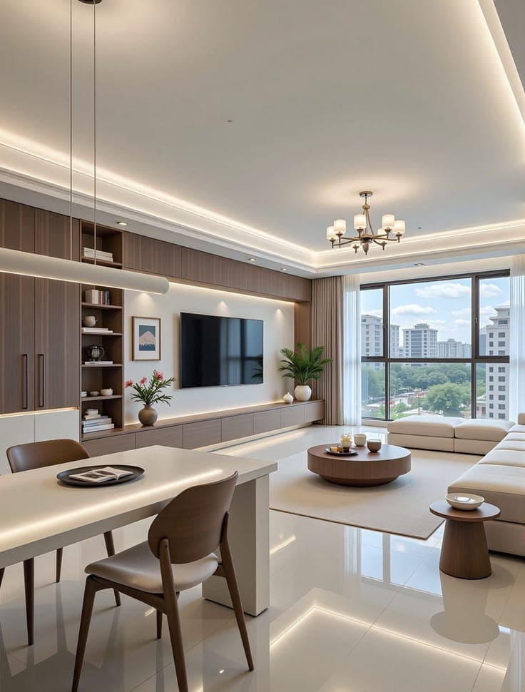 Mẫu nội thất phòng khách hiện đại — ảnh 11