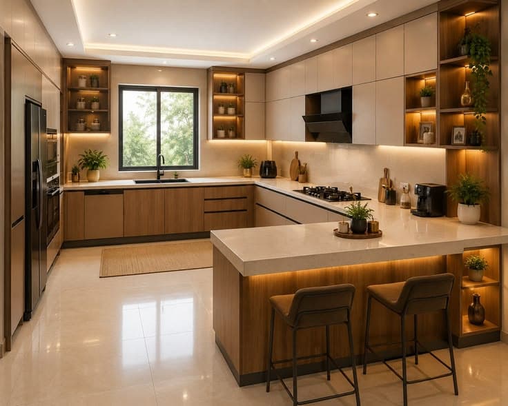 Mẫu nội thất bếp hiện đại — ảnh 4